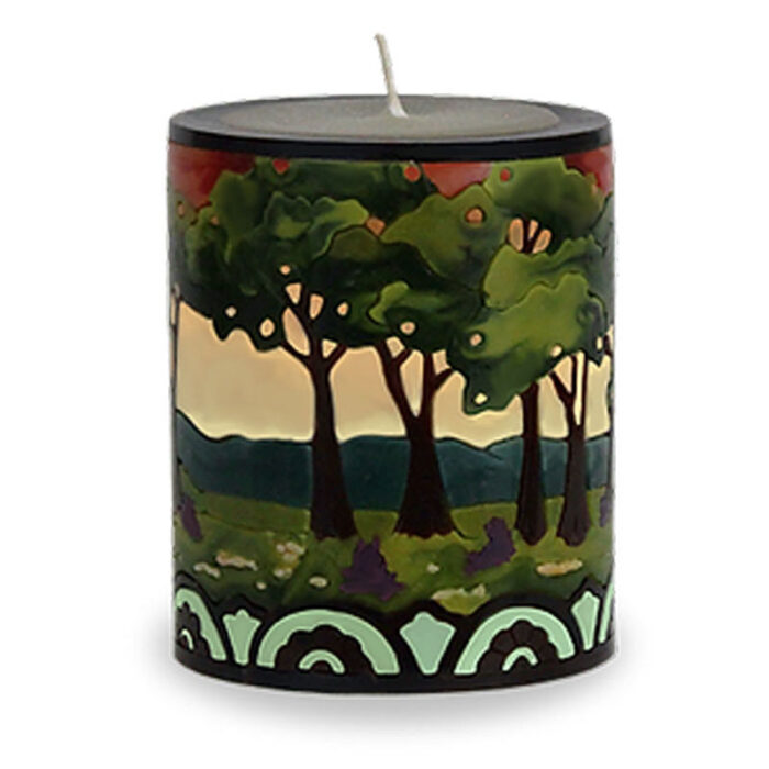 Moon Alley Craftsman Trees Candle