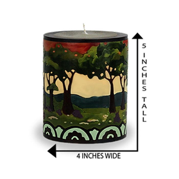 Moon Alley Craftsman Trees Candle