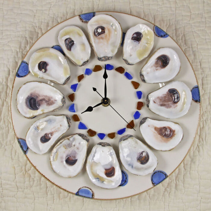 Art of the half shell clock
