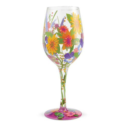 Wine in the Garden Wine Glass by Lolita