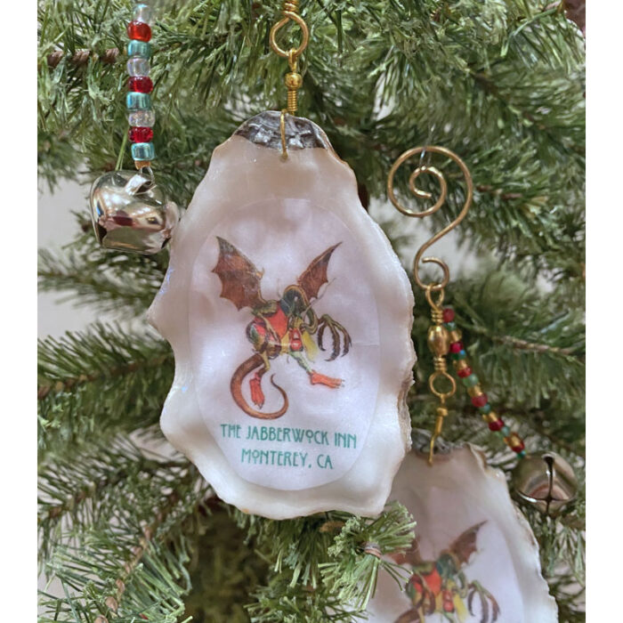 shell christmas tree ornament