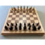 Alice In Wonderland Natural Chess Set on Maple and Walnut Chess Board