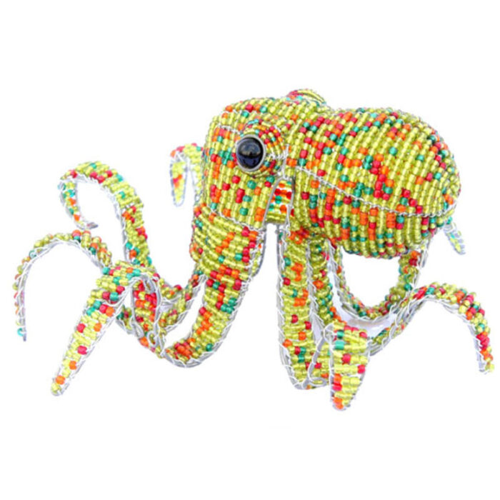 Beaded Octopus Yellow